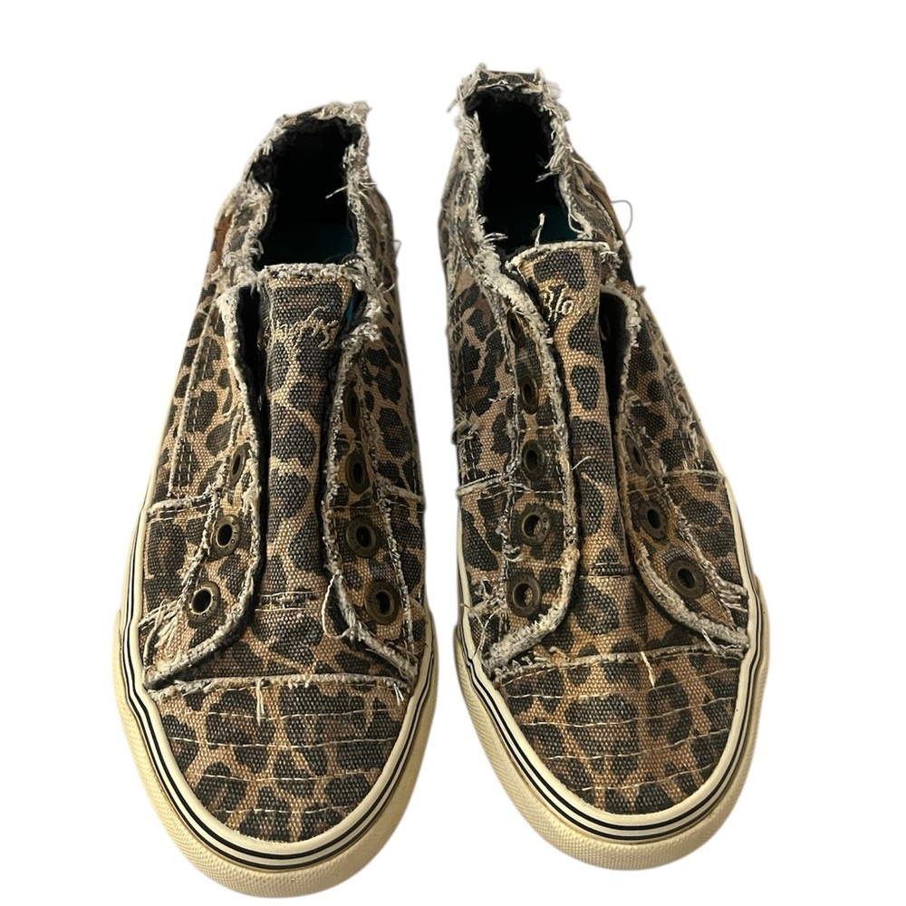 Leopard Print Blowfish Malibu Slip-On Sneakers